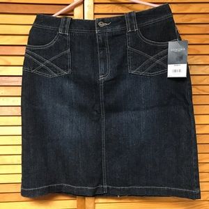 Denim skort